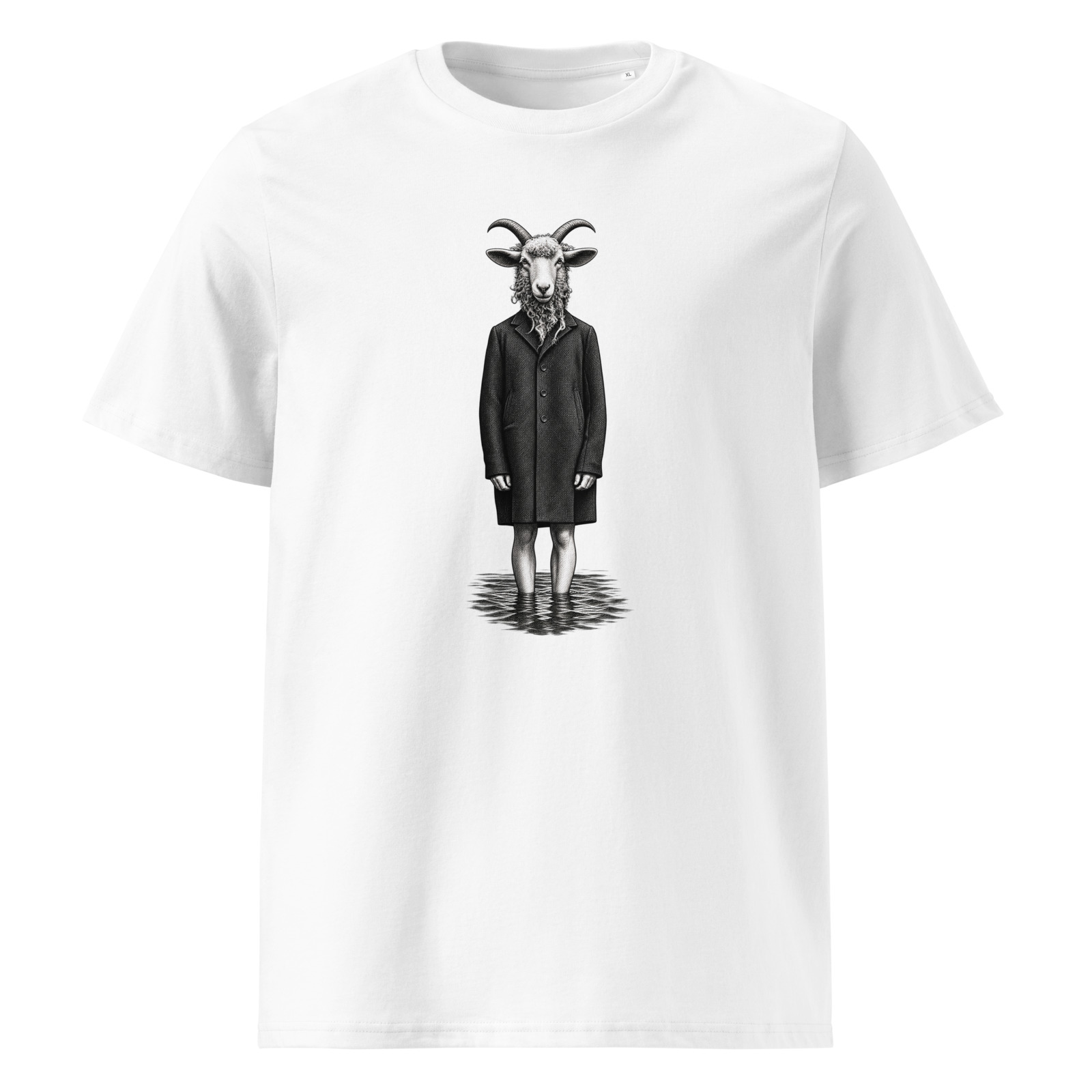 goat at low tide
